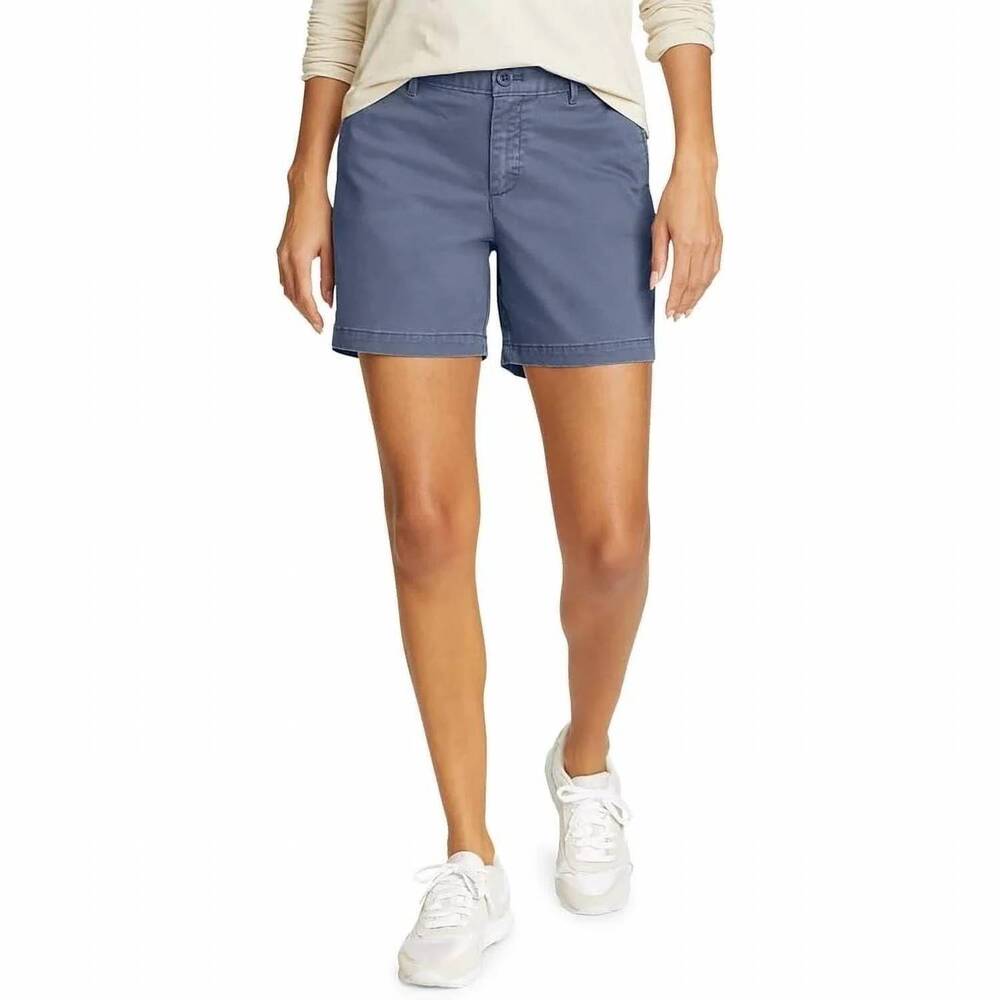 NEW EDDIE BAUER legend wash relaxed fit shorts in dusted indigo
